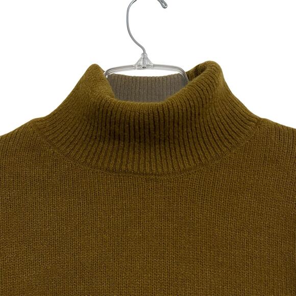 Lemui Korea Soft Wool Turtleneck Sweater Size M Brown Fall NWT - Picture 6 of 9